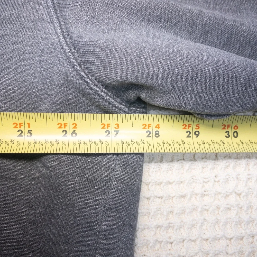 Carhartt Mens 2XL Crewneck Sweatshirt Faded Blue Gray V-Stitch Pullover Logo